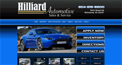 Desktop Screenshot of hilliardauto.com